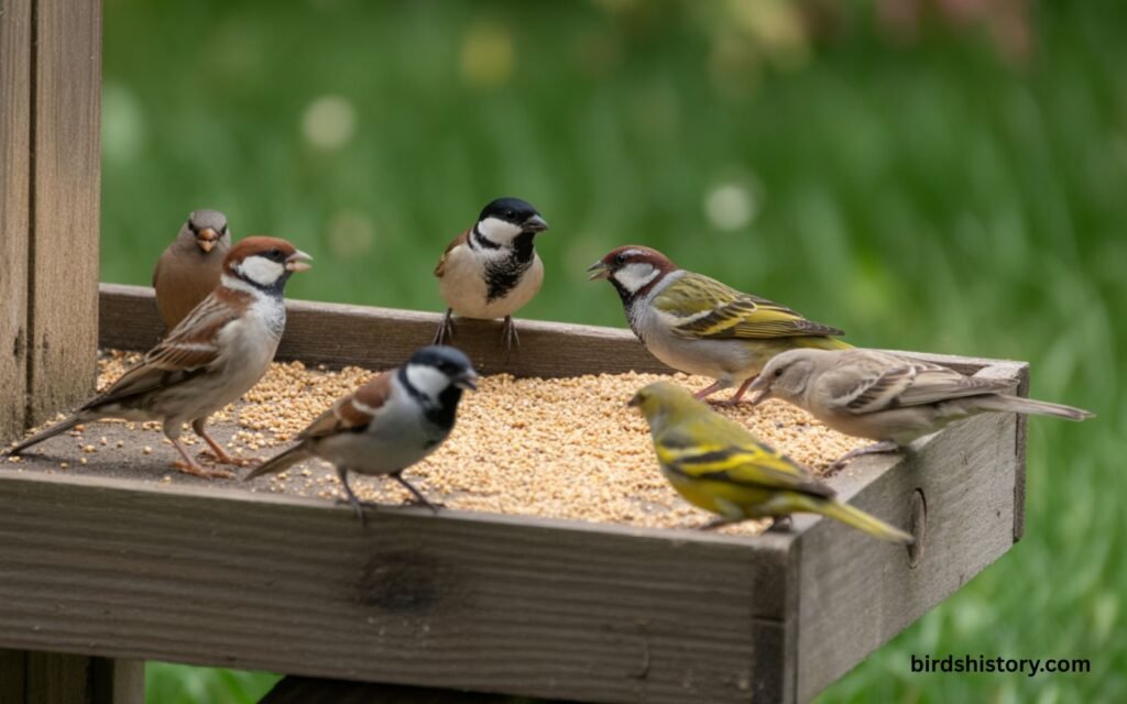 white millet bird food