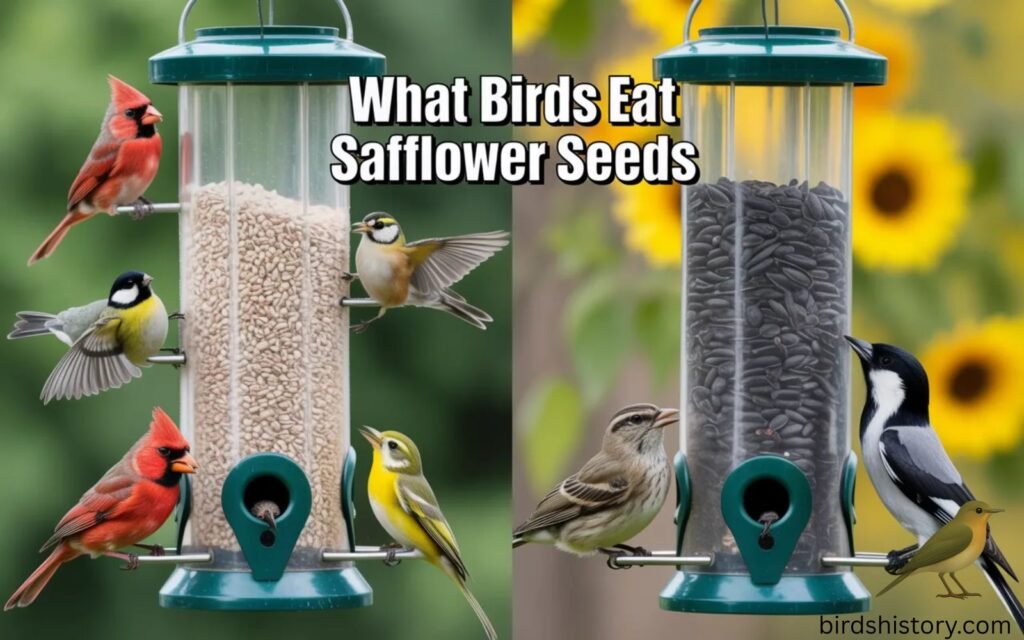 What Birds Eat Safflower Seeds