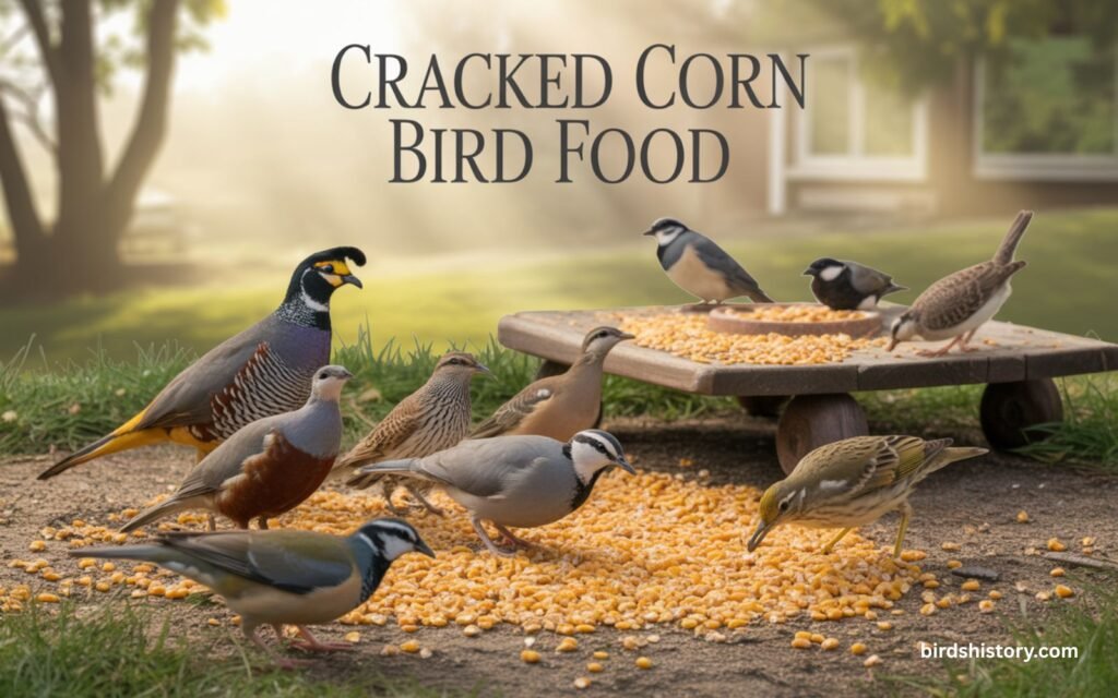 cracked corn bird food