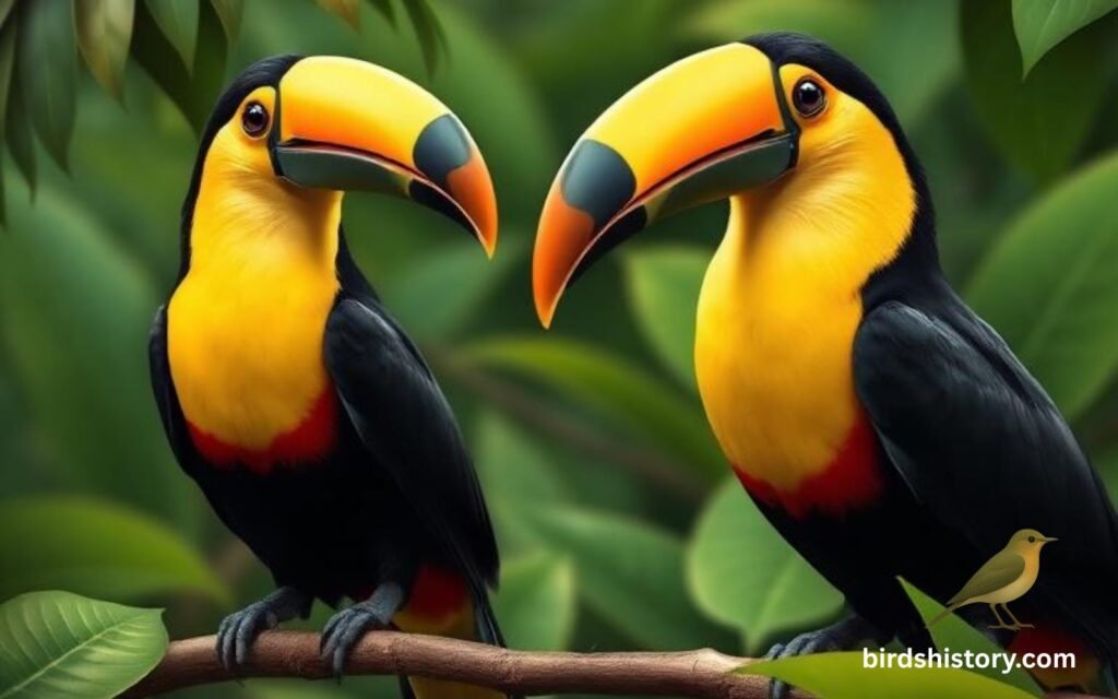 colorful birds,