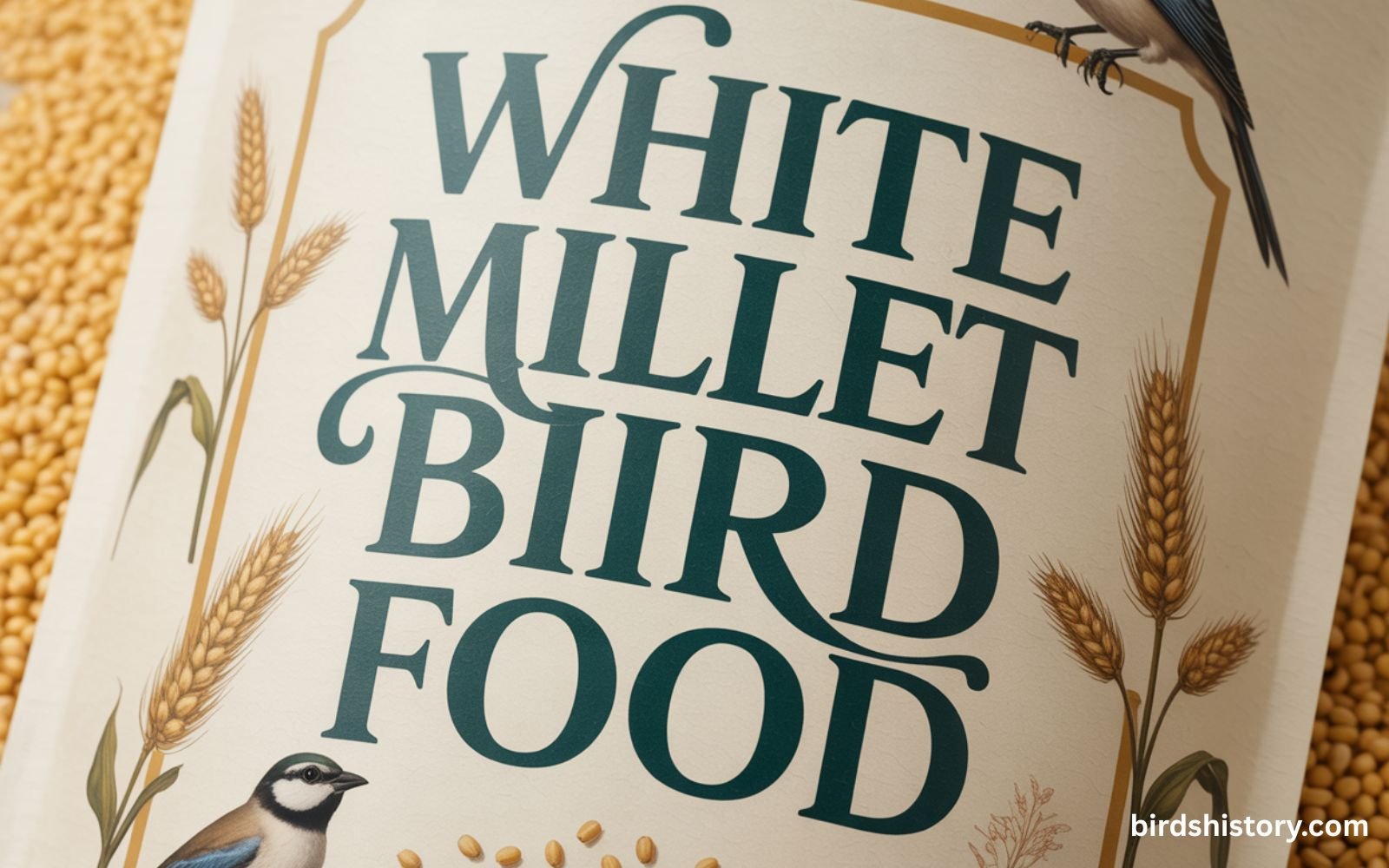 white millet bird food