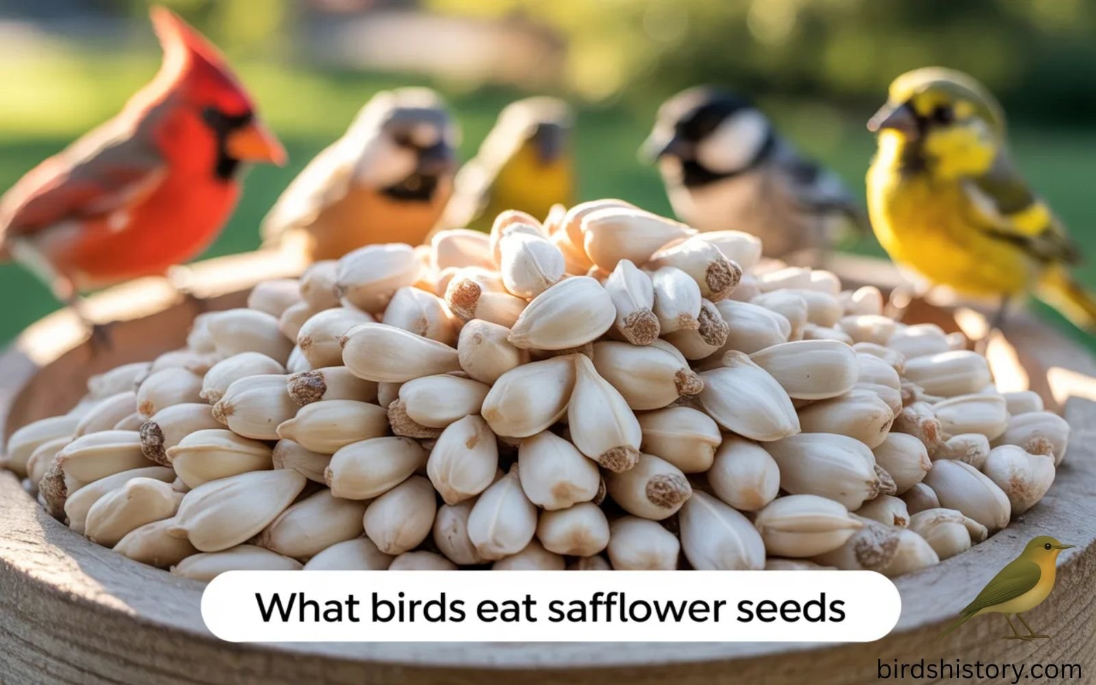 What Birds Eat Safflower Seeds