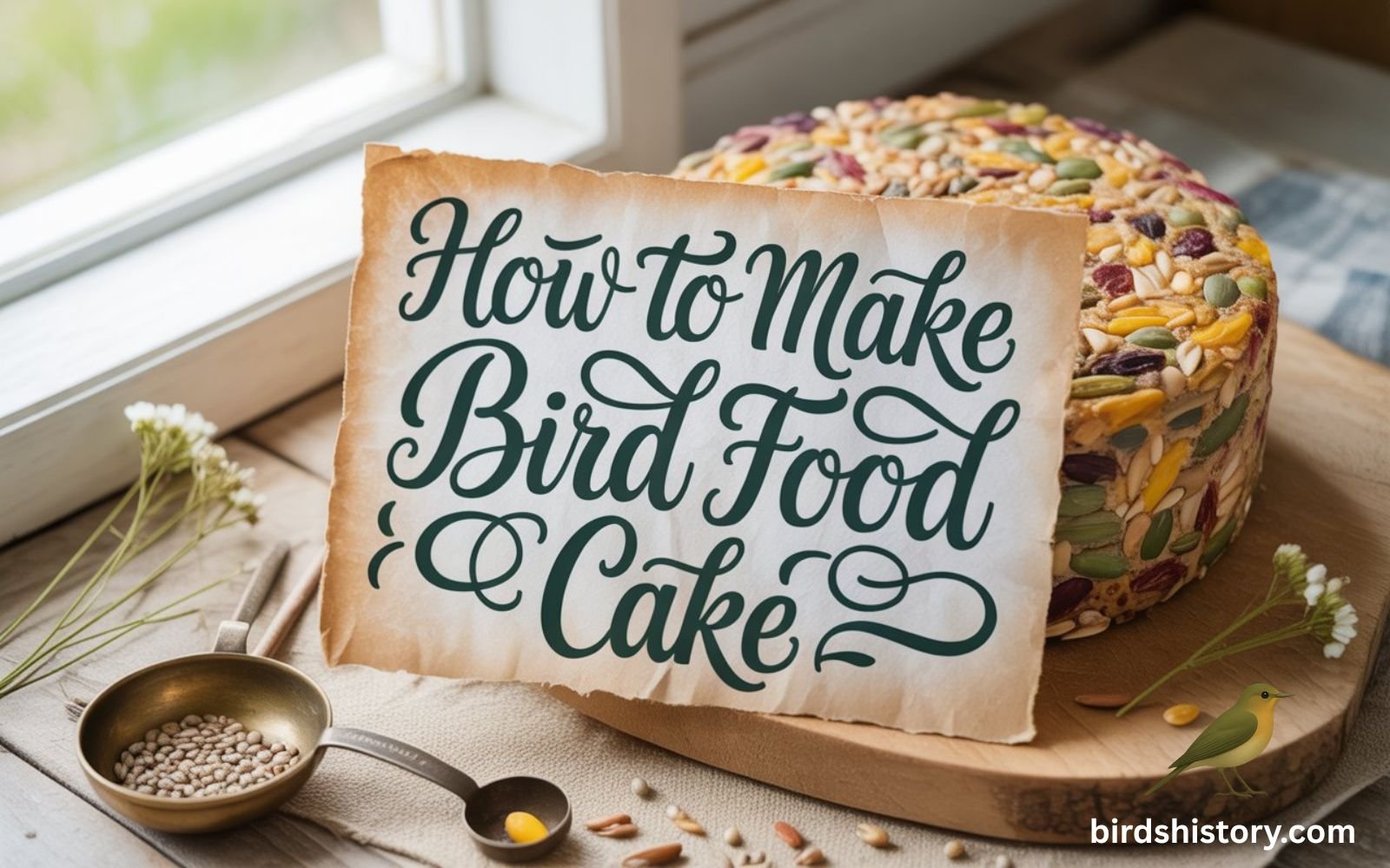 how to make bird food cake
