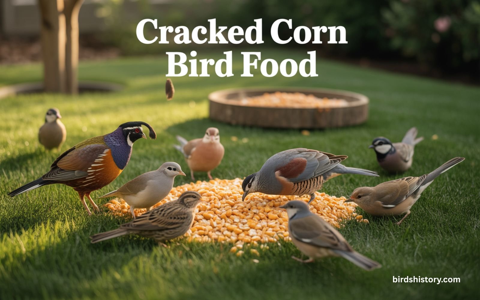 cracked corn bird food