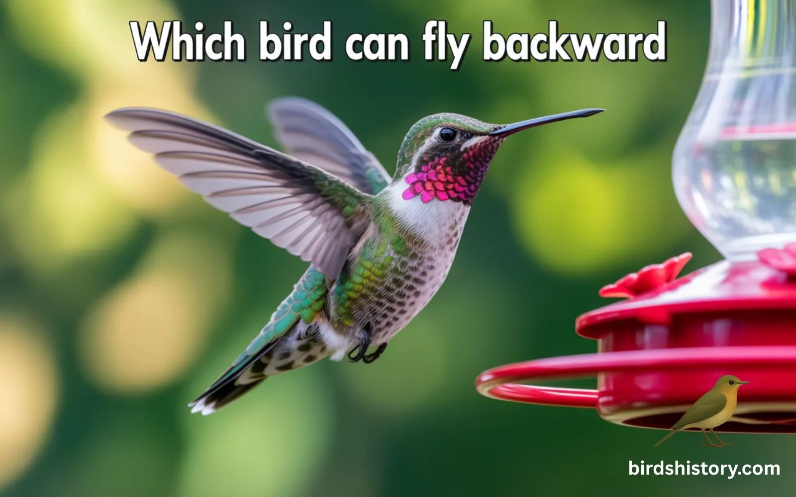 Which Bird Can Fly Backward