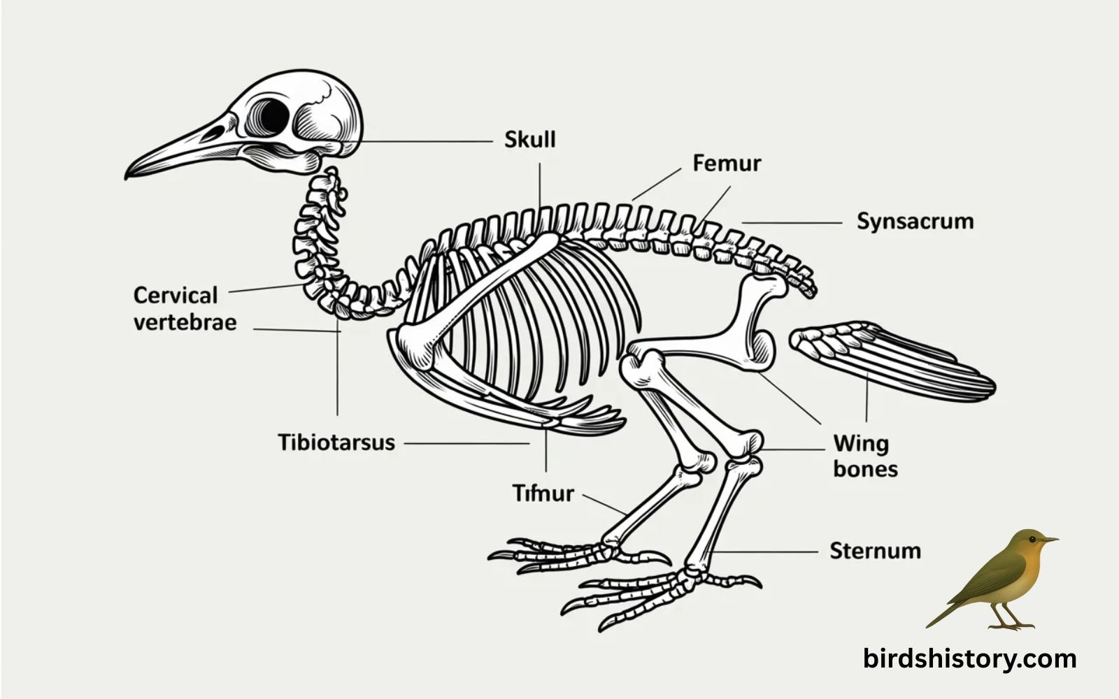 bird skeleton